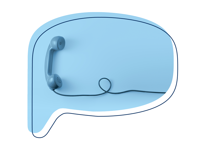 Telefonhörer mit Kabel